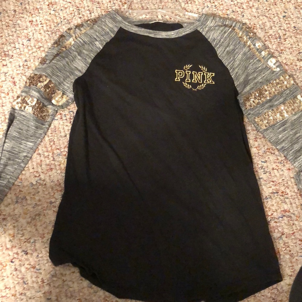 Pink Sequence Shirt